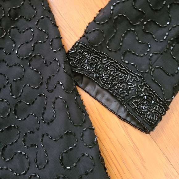 Sz M Beaded evening jacket - Picture 3 of 5